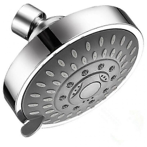 4 Inch Adjustable Shower Head with 5 Spray Modes for Refreshing Shower,Ideal for Bathroom Upgrade or Replacement