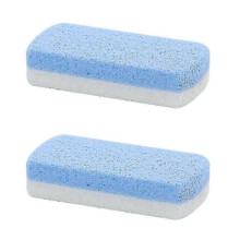 Premium Glass Pumice Stone for Feet Exfoliation,Callus Remover and Pedicure,2-Pack for Smooth Skin at Home