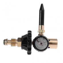 High-Quality Brass Helium Pressure Reducer with Accurate Gauge,Compatible with G5/8 Tank Balloon Inflator for Professional Use