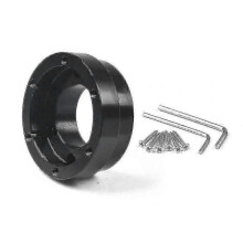 (Black) Universal Steering Wheel Adapter Plate for Logitech G29 G920 G923 Racing Wheels 70mm Fits 13/14 Inch Racing Simulator