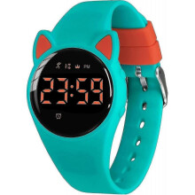 (20-GreenOrange-Y) Digital Sports Watch for Kids Ages 5-12 with Fitness Tracker Alarm Stopwatch Waterproof No App Needed Children Activity Tracker