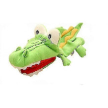 Soft Plush Hand Puppet Crocodile Toy for Parent-Child Play,Fun Finger Puppet for Kids,Great for Storytelling and Learning