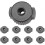 9pcs ABS Drum Set Quick Release Nuts for Cymbal Stands,Quick Assembly Replacement Accessories for Various Drum Brands 1