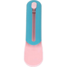 Heat Resistant Plastic Cat Feeding Spoon for Easy and Safe Liquid Food,Reduces Waste,Sturdy Pet Feeder for Wet Food (Blue,1 Piece)