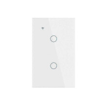 Smart WiFi Touch Switch No Neutral Wire for Smart Home Lighting,Fits 1/2/3/4 Gang Switches,Easy Install & Remote Control