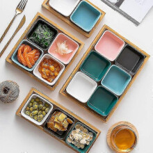 (2) Non-Slip Bamboo Bathroom Tray Set for Spa-Like Experience,Stylish Design Organization Accessories