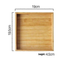 (3) Non-Slip Bamboo Bathroom Tray Set for Spa-Like Experience,Stylish Design Organization Accessories