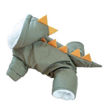 (L,Green)Dinosaur Dog Costume with Hood-Comfortable Jumpsuit for Small Medium Large Pets,Perfect for Dress Up and Photo Shoots