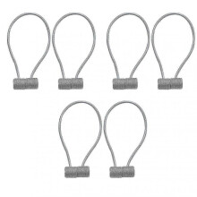 (H) Simple Elegant Tieback Rope for Home Decor,Magnetic Closure Solid Window Treatment,Fits Various Curtain Styles
