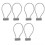 (H)Simple Elegant Tieback Rope for Home Decor,Magnetic Closure Solid Window Treatment,Fits Various Curtain Styles 1