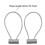 (B) Simple Elegant Tieback Rope for Home Decor,Magnetic Closure Solid Window Treatment,Fits Various Curtain Styles 3