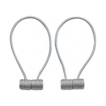 (B) Simple Elegant Tieback Rope for Home Decor,Magnetic Closure Solid Window Treatment,Fits Various Curtain Styles