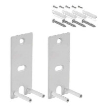 Universal Wall Mount Brackets for Omnijewel Lifestyle 650 System-White,Durable Sturdy Mounting Solution for Home Audio