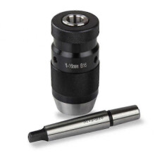 High-Quality Drilling Lining Quick-Tension Boring Chuck 1-16mm B16 with Cones MT2 for Precision Work,Compatible with Various Brands,New