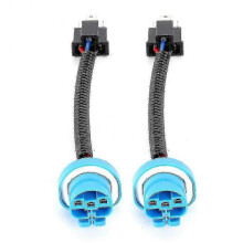 1 Pc 9007 Male To H4 Female Headlight Adapter for Universal Vehicle Compatibility & Easy Installation