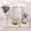 (2)White Stackable Rectangle Plastic Serving Tray for Parties,Events & Catering – Durable Stylish Dish for Food Serving 5