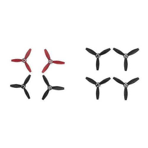 4pcs Replacement Drone Propeller Blades for Parrot Bebop 2,Black and Red Color for Enhanced Performance