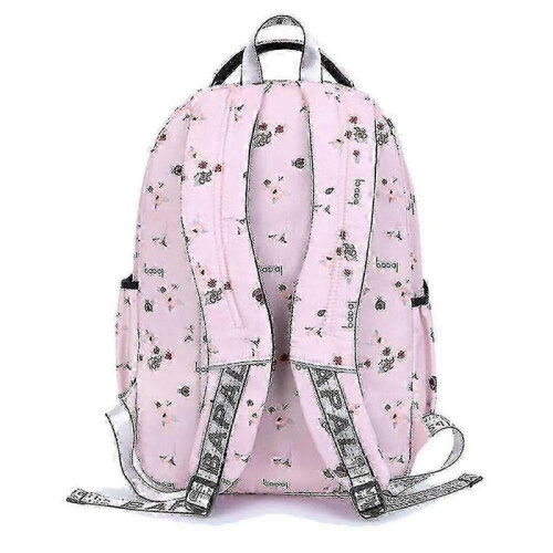 (Black)Waterproof Stylish Print School Backpack for Students,Durable Spacious for Books and Essentials 2
