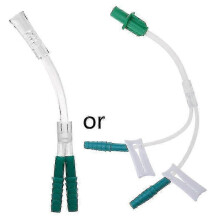 (Green) High-Quality Oxygen Tee Connector for Oxygen Generators-3-Way Tube Fitting for Breathing Equipment