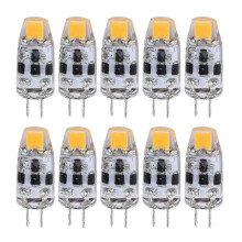 Energy Efficient G4 LED Bulb 2W Equivalent to 20W Halogen,Warm White Light,AC/DC 12V-24V,Compatible with Various Brands