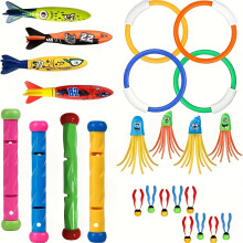 Tauchringe, Poolspielzeug, Unterwasser -Sprungbäder, Kinderjungen Und Mädchen Tauchringe Zufällige Farben