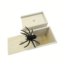 Caja De Broma De Araña Original, Divertida Caja De Juguetes, Hilarante Regalo De Halloween Y Kit De Broma Práctica, Sorpresa De Insectos