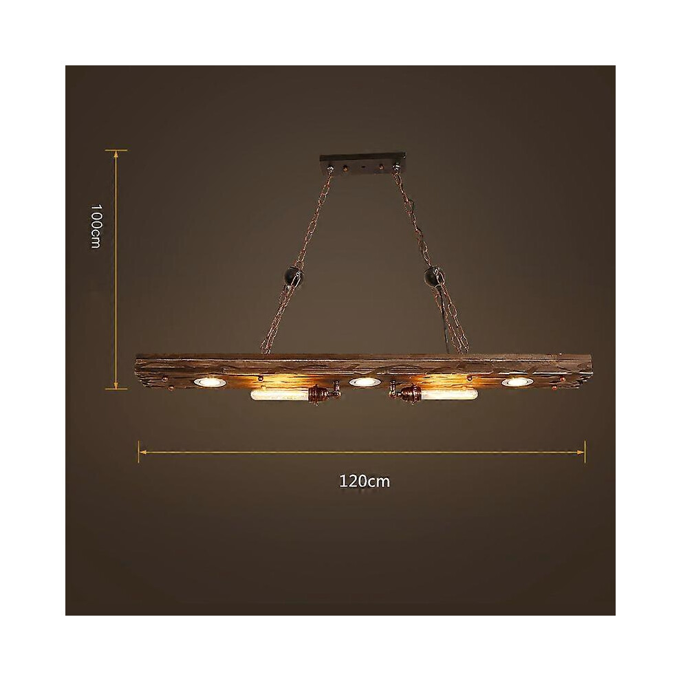 (As show, One size) Retro Rope Pendant Lamps Loft Creative Industrial Lamp E27 Edison Bulb American Style For restaurant/bar home decoration