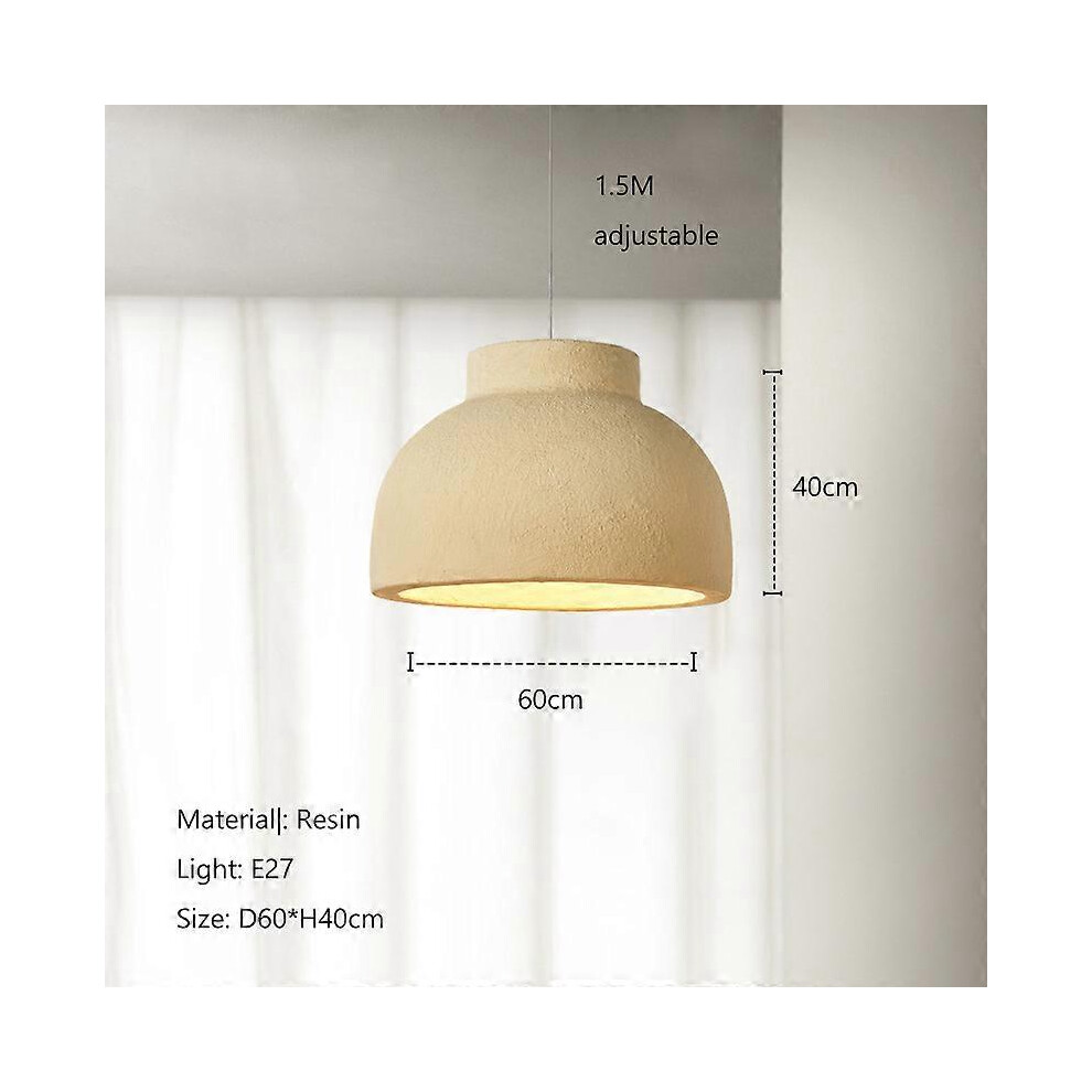 (white light, A D30cm) Nordic Wabi-sabi Wind Pendant Lights Minimalist Restaurant Bar Led Lustre Dining Room Home Decor Bedroom Hanging Lamp Fixture-image-OPC-PHK8P2V-NEW