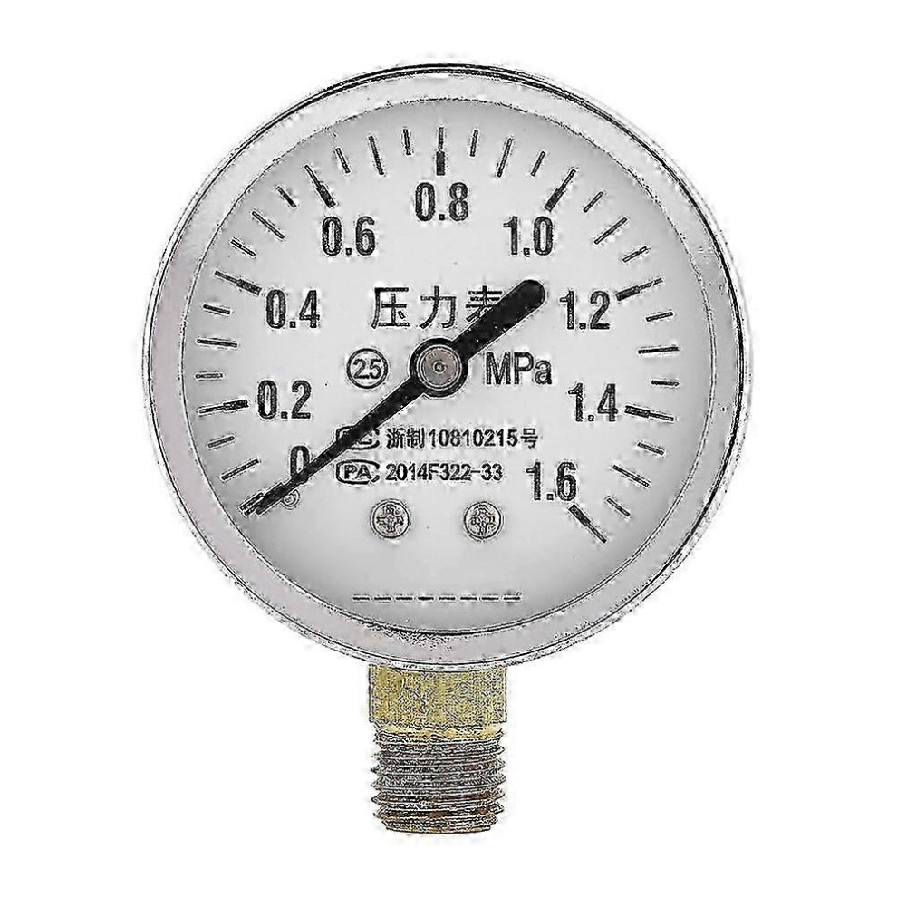 (As Show, One Size) Y60 Pressure Gauge Accurate And Durable Shockproof Air Pressure Gauge Instrument 4632480864252