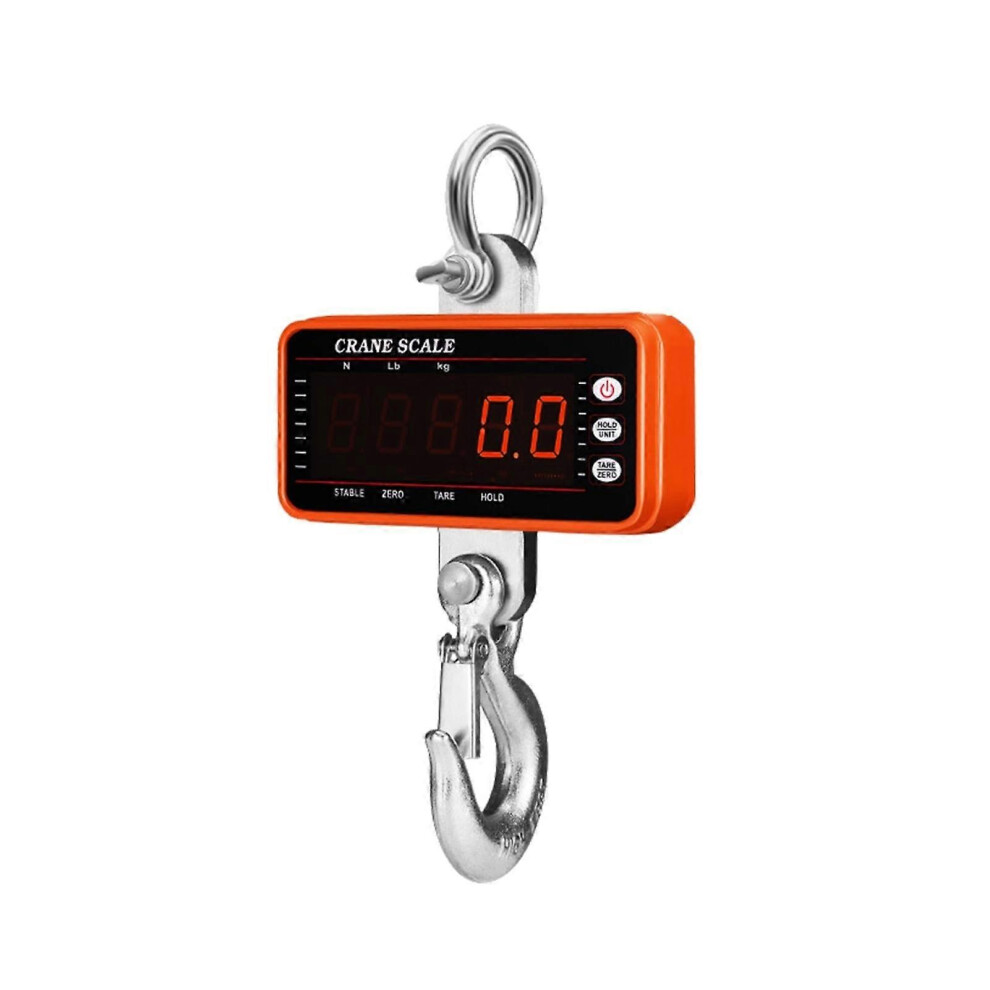 (As Show, One Size) Industrial Hanging Crane Scale 1500Kg/3306Lbs Digital Hanging Scale With 65Ft 4632480820869