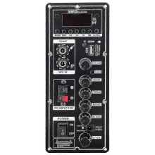 (As show, One size) 12V Amplifier Board Speaker Amplifier Bluetooth AUX TF-Card U-Disk Recording 6-12Inch 80W Speaker Panel Board