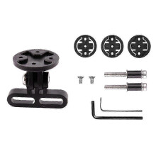 (As show, One size) Adjustable Speedometer Extension Bracket Aluminum Alloy Bicycle Computer Holder for Replacement C