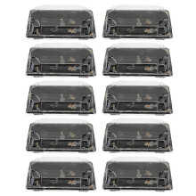(As show, One size) 100PCS Disposable Sushi Packing Box Fruit Cake Carry Out Container Take Out Boxes