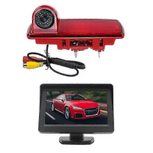 (As show, One size) 170 degree Backup RearView Camera Brake Light & 4.3Inch Monitor for Trafic Opel/Vaxhall Vivara Cust