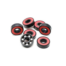 (As show, One size) 608 2RS Hybrid Ceramic Bearing ABEC11 (8 PCS) 8x22x7 Mm Skateboard Spinner Ceramic Nitride Pro Series 608RS Si3N4 Ball Bearing