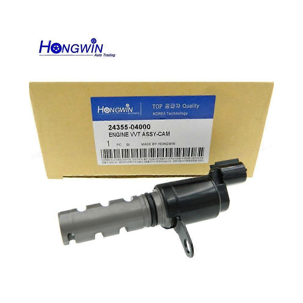 (As show, One size) Genuine No.:24355-04000 VVT Camshaft Timing Control Valve Fits Hyundai Morning Picanto 11 i10 2010-2011 2435504000
