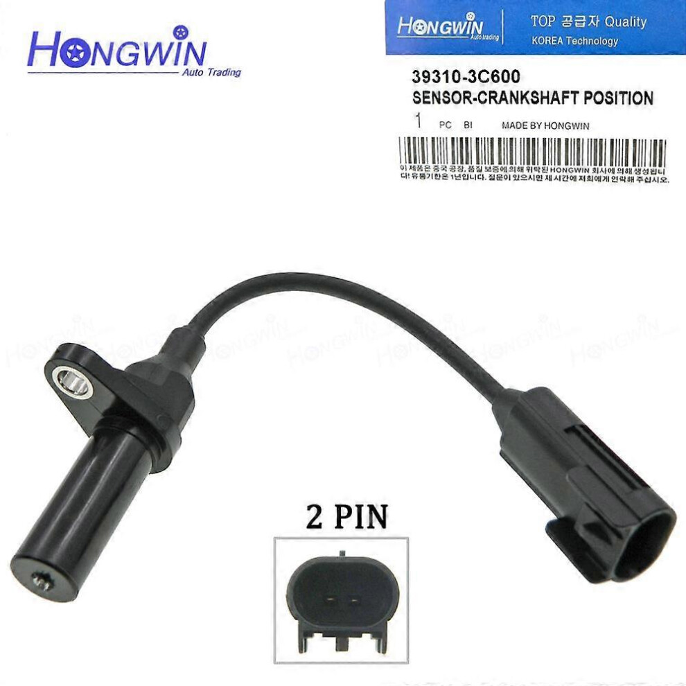 (As show, One size) 39310-3C600 New Crankshaft Position Sensor For Kia Sorento Sedona Cadenza Hyundai Santa Fe Azera 3.3L 2014-2018 393103C600