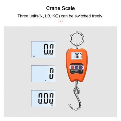 (As show, One size) Hanging Scale, Electronic Luggage Scale Multifunctional Digital Scales LCD Display 2