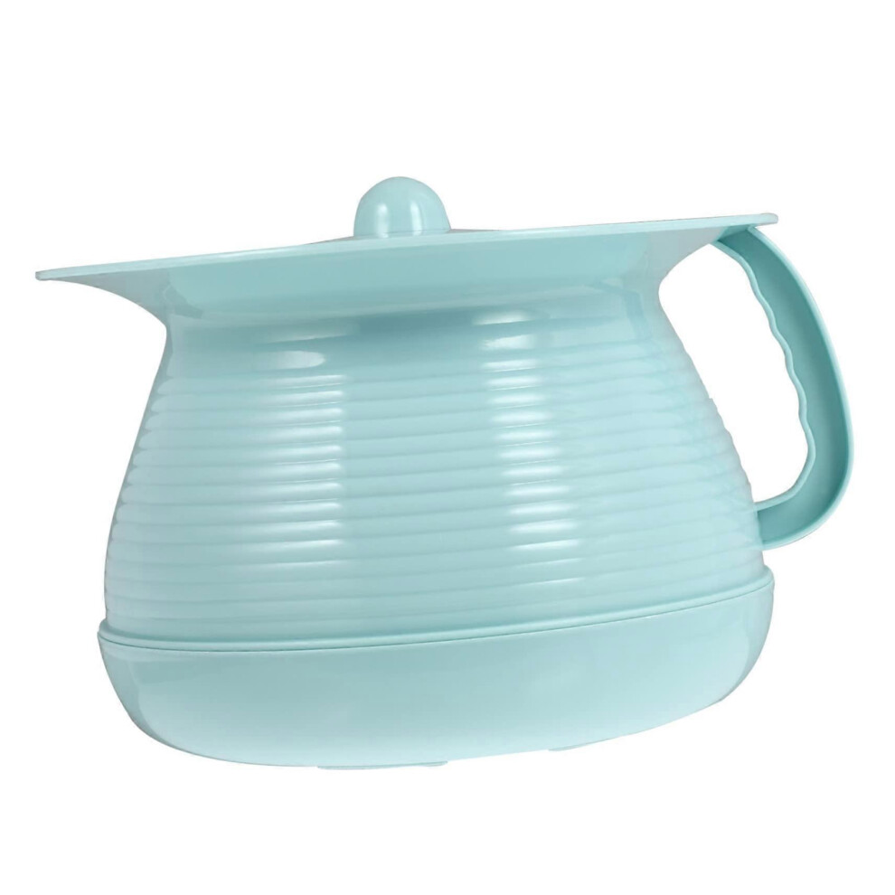 (As Show, One Size) Strong Sturdy Urinal Pan Pp Plastic Handheld Spittoon For Hotel Travel 4632480820128