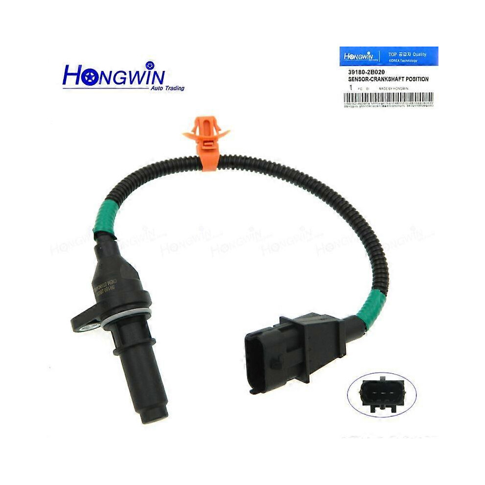 (As show, One size) Genuine No.: 39180-2B020 Engine Crankshaft Position Sensor For KIA SOUL 2012-2017 RIO 1.6L 2.0L 391802B020 39180 2B020