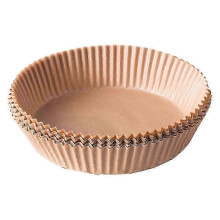 (As show, One size) Air fryer paper food-grade high temperature oil-absorbing paper oil-repellent paper pad silicone oil paper pad baking paper bowl oil-proof paper holde
