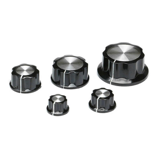 (As show, One size) 5Pcs/lot Potentiometer Pot Knob Cap MFA01/A02/A03/A04/A05 Rotary Switch Knobs Caps Small Switch Button Cap(MFA02)