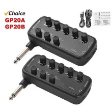 (As show, One size) Bass Amplifier Bass Effects Portable Headphone Amplifier Plug and Play for Electric Bass Musical In