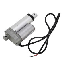 (As show, One size) White 50mm Stroke Electric Linear Actuator IP65 750N Aluminum Alloy Motor Linear Actuator 24V for Massage Chair Linear Actuator