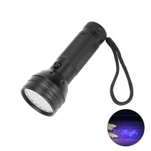 (As show, One size) UV Flashlight Black Light 51 LED 395nm Blacklight Pet Urine Detector for Dog Cat Dry Urine Stains Bed Bug Detective