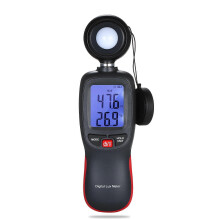 (As show, One size) Digital Lux Meter LCD Display Handheld Illuminometer Mini Luminometer Photometer Luxmeter Light Meter 0-200000 Lux with Max/Min/Data Hold Mode