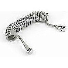 (As show, One size) 3m Telescopic Shower Hose, Bathroom Spring Hose, Coiled Hose With Stainless Steel Fitting, For Bath Shower Gun