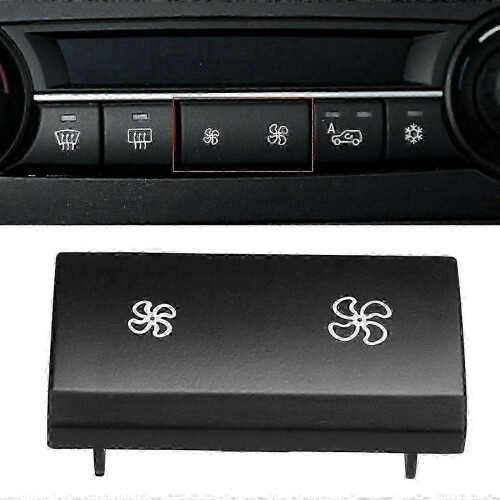 (As show, One size) Car A/C Control Panel Fan Speed Button Key for 1 3 X1 X3 Series E81 E82 E87 E88 E84 E90 E91 E92 E93 1