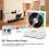 (As show, One size) CD Player Portable Bluetooth 5.3 with Color Light,for Home-Grey CD Player 5
