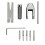 (As show, One size) Motor Pinion Gear Puller Remover Tools Set Rc Motor Gear Puller Tool Universal Motor Pinion Gear Puller Remover Set Blue 4